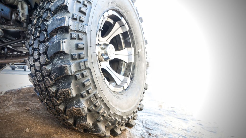 off-road tires on highway