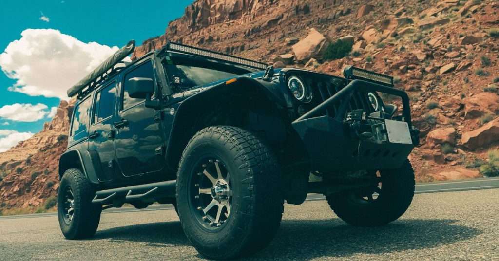 Camping in a Jeep Wrangler